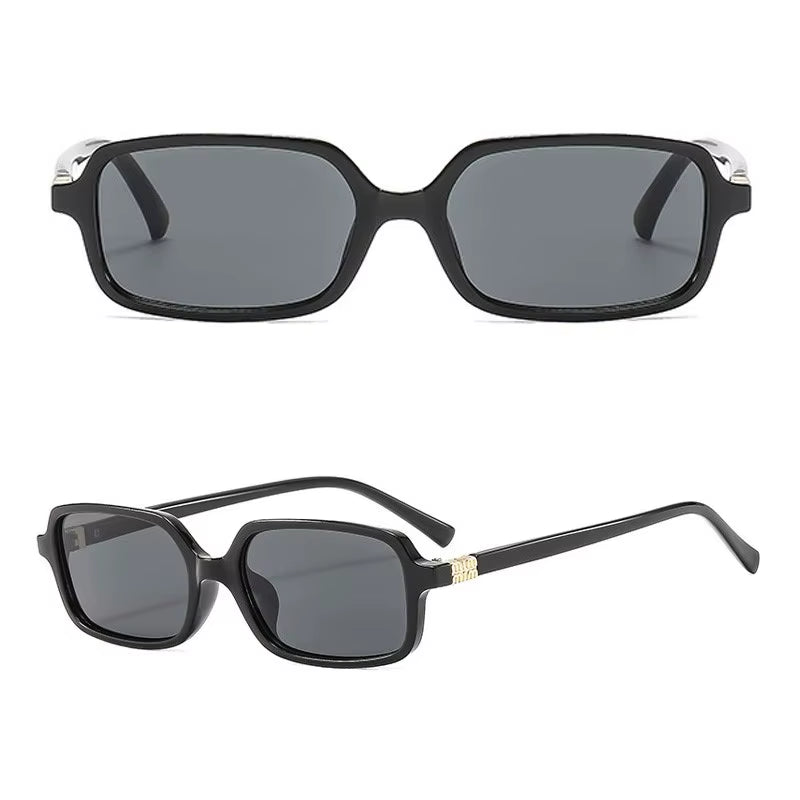 Fashion Sunglasses Women 2026 Trendy Vintage Brand Designer Sun Glassees Shades Rectangle Men Sunglass Woman Square Eyewear